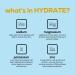 Hydrant Hydrate Electrolyte Powder - Lemonade 30 Count Packets | No Added Sugar Rapid Hydration Mix | Drink Mix for Better Rehydration than Water - Buy Online on GoSupps.com