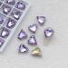 FEIlei 10 Pcs Heart Nail Charms Pointed Back Nail Art Charms Butterfly Nail Rhinestones