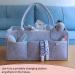 Putska Baby Diaper Caddy Organizer - Nursery Basket Gift Registry Essential for Baby Shower | Neutral Newborn Must-Haves for Boy or Girl Nursery Decor - Buy Online on GoSupps.com