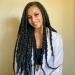 Pre-Stretched Braiding Hair Extensions Black - 36 inch 8 Packs Synthetic Crochet Braids, Natural Braid Crochet Hair, Hot Water Setting Professional Soft Yaki Texture (36 inch, 1B) 36 Inch (Pack of 8) #1B