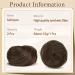 Sofeiyan 2PCS Mini Claw Clip Cat Ears Hair Bun Extension - Darkest Brown & Light Auburn Mixed - Buy Online on GoSupps.com