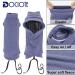 Docio Dog Sweater | Soft & Warm T-Shirt for Small Dogs & Cats | Spring Clothes Coat | Lilagrau (1 Pack) - Buy Online on GoSupps.com