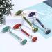 Multi-Material Jade Roller Double Head Face Massager - Crystal Facial Rolling Stick | Shipping Worldwide - Buy Online on GoSupps.com