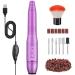 All's nail cutter professionally electrical nail miller 20 000 rpm nail cutter for gel nails portable manicure-pedicure nail drill kit with grinding tapes nail drills and nail brush purple violet