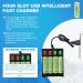AMZZN 1.2V 1800mAh Ni-MH AA Rechargeable Battery for Outdoor Solar Lights Garden Lamp Wireless Microphones Electric Toys Remote Mice Calculators Razors Keyboards (8PCS Battery+Charger) - Buy Online on GoSupps.com