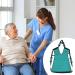 QuZente Patient Lift Contributions | Tailguard Back & Toilet Seat Lifter for Safe Assisted Transfers in Shower & Bathroom | Large Green Nursing Transfer Belt - Buy Online on GoSupps.com