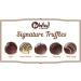 No Whey Foods Signature Truffle Collection (6 Pieces) - Allergy Friendly Vegan Chocolate Candy - Dairy Free Nut Free Peanut Free Soy Free Gluten Free - Buy Online on GoSupps.com