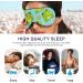 Haskirky Light Blocking Eye Mask - Breathable & Adjustable for Adults | Travel, Yoga, Meditation, Office Deep Sleep | Comfortable, Smooth Design | Goodies Frogs - Buy Online on GoSupps.com
