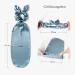 LilySilk 100% Silk Hat & Scrunchies 2-in-1 Set | Adjustable Hair Ties for Long Hair | Misty Blue | Luxury Sleeping Accessories - Buy Online on GoSupps.com