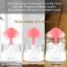 Cloud Rain Humidifier with Colorful Light & Aroma Diffuser - 7 Color Changing Lights - Multifunctional for Home, Desk, Bedside - White - Buy Online on GoSupps.com