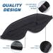 Alaska Bear Mulberry Silk Sleep Mask 22 Momme Luxury Cool & Lustrous Eye Cover - Black New Version - Buy Online on GoSupps.com