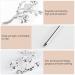 Vintage Chinese Metal Hair Stick with Rhinestones - Stylish Silver Hairpin for Women | Elegant Bun Styling Accessory - Buy Online on GoSupps.com