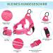 Eyein No-Pull Dog Harness with Leash - Soft Padded Adjustable & Reflective Breast Dishes for Puppies Small & Large Dogs Cats - Pink XXS - Buy Online on GoSupps.com