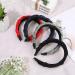 Newofview Vintage Hair Accessories - 4 Piece Hair-Rip Headband Set for Women & Girls (Black Red Navy Blue Green) - Fashionable Frontal Ligaments - Buy Online on GoSupps.com