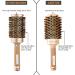 Boars Round Brush for Shoulder Length Hair - 1.7 Inch Ceramic Barrel for Blow Drying, Straightening, Styling, Curling - Vented Roller with Bristles - Pack of 1 - Buy Online on GoSupps.com