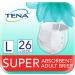 Tena Adjustable Incontinence Briefs Super Absorbency Large Waist 26 Count incontinence protector - Buy Online on GoSupps.com