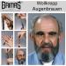 Grima's Woolenk 1m White 01 - Premium Braided Colored Sheep Wool for Beards Chops Eyebrows & Body Hair Creation - Buy Online on GoSupps.com