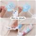 Lovvie & Joy Pacifier Clip | Gender-Neutral Stuffed Animal Pacifier Clips (2 Pack) | Fits Most Pacifiers | Caterpillar and Rabbit Design - Buy Online on GoSupps.com