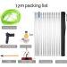 photovoltaic cleaner window cleaning pole Water Fed Pole Kit 20ft Length Water Fed Brush W/Squeegee 6m Water Fed Cleaning System 3-in-1 Aluminum Outdoor Window Cleaner Hose Cleaning Tool 4m/13ft - Buy Online on GoSupps.com