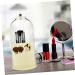 PRETYZOOM Makeup Brush Cosmetic Brush Holders Eyeliners Makeup Holder Brush Case To Rotate Dressing Table - Buy Online on GoSupps.com