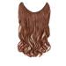 Hair Extensions 20Inches Hair Extensions 2 Ways Adjustable Headband Size Curly Wavy Invisible Wire Hair Extensions Hairpiece 140 Gram for Women Hair Pieces(2448) 20inches 2448