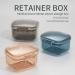 Retainer Cleaner Case & Prosthesis Bath - Leaf Proof Sporty Design Fits Dentures & Partial Dentures - Shop Internationally! - Buy Online on GoSupps.com