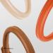 Collardirect Handmade Softly Padded Round Leather Dog Collar - Real Leather for Small & Big Dogs Puppies & Cats - Available in Black Pink Red Purple Blue Orange (40-45 cm) - Buy Online on GoSupps.com