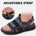 COFACE Men's Outdoor Sport Sandals - Lightweight Trekking & Beach Sandals with Arch Support - 48 EU Black - Buy Online on GoSupps.com
