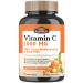 Elixeed Vitamin C 1000 mg Vitamin C with Citrus Bioflavonoids Rose Hip Echinacea & Turmeric Immune Support Non-GMO Powerful Antioxidants No Gluten 90 ct