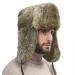 Men Women Faux Fur Trapper Hat Winter Thick Furry Ushanka Bomber Cap Windproof Cycling Ski Trooper Hunting Hat with Ear Flap Faux Fur/Brown