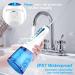 Water Dental Flosser Cordless - H2ofloss Portable Oral Irrigator with 5 Modes, 6 Jet Tips - Rechargeable & Waterproof - Teeth Braces & Gums Care - Home Travel - Blue - Buy Online on GoSupps.com