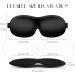 Buy 3D Blackout Sleep Eye Mask for Side Sleepers - Light Blocking Travel Blindfold for Women & Men (Black/Blue/Purple - Buy Online on GoSupps.com