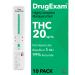 10 Pack - DrugExam Highly Sensitive Marijuana THC 20 ng/mL Single Panel Drug Test Kit - Marijuana Drug Test with 20 ng/mL Cutoff Level for Detecting Any Form of THC in Urine up to 45 Days (10)