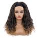 Lady Hanne Braided Twist Headband Wig | Shoulder Length T1B27 Afro Curly Synthetic Fiber Wig for Black Women - Buy Online on GoSupps.com