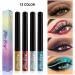 Pearlescent Eyeliner Liquid Glitter Eyeliner Eyeshadow Makeup Stage Show Makeup (Dark Blue) - Buy Online on GoSupps.com