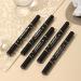Black Liquid Eyeliner Double Head 2 in 1 Black Liquid Eyeliner Stamp - Waterproof Non-Smudging Eye Makeup Cosmetic for Women Girls Masquerade Halloween Daily Use - Buy Online on GoSupps.com