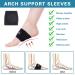 Maziky Plantar Fasciitis Arch Supports for Women - Orthotic Compression Sleeve with Thicken Pads for Flat Feet - Foot Arch Support for Men and Women - Adjustable Brace (1 Pair, Black) - Buy Online on GoSupps.com