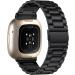 Buy Cemika Adjustable Stainless Steel Bracelet for Fitbit Versa 3 & Sense | Men s & Women s Black Replacement Band with Double Folding Clasp - Buy Online on GoSupps.com