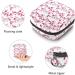 Fresh Red Cherry Blossom Pattern Sanitary Napkin Storage Bag Feminine Menstrual Cup Pouches Nursing Pad Holder Tampon Bags Portable Period Bag for Women Teen Girls 1Pcs Multi-colored 5 - Buy Online on GoSupps.com
