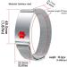 YOTHIWAD Medical Alert Bracelets for Men Women Medical Id Bracelets with Free Laser Engraving Adjustable Stainless Steel Band Magnetic Security Clasp Dual-Side Engraving *CUSTOM ENGRAVING - Buy Online on GoSupps.com
