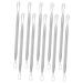 Gogogmee 7pcs Caring Double-headed Removal Needles Cleaning Pore Facial Removers Supply Steel