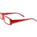 Stylish Designer Reading Glasses for Women - Red Glossy with Rhinestones Spring Hinge Multiple Diopter Options 1.0 to 3.0 - Buy Online on GoSupps.com