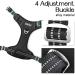 Pattepoint Adjustable Dog Harness No Pull Small Dog Harness for Pets Service Dog Vest Harness with Reflective Strips 3 Clips Easy on and Off Escape Proof Puppy Harness for Small Dogs (Black S) Black S - Buy Online on GoSupps.com