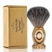 Anbbas Traditional Faux Badger Hair Shaving Brush with Wood Handle Lathering Well with All Shaving Soap Cream for Men Close Wet Shave Stripe