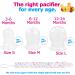 JUYOO Baby Fruit Feeder Set - 3 Food Pacifiers with Clips for Babies & Toddlers - Buy Online on GoSupps.com