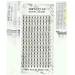 HBZGTLAD Premade Russian Volume Fans 16 lines 3/4/5/6/10/20D Mink Eyelashes D/DD curl Short Stem Lash Eyelash Extensions Supplies (0.07mm-D-10D 14mm)
