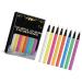 Ensemble d ' eye-liners liquides UV 8 couleurs crayon d ' eye-liners r sistant l ' eau pour adultes et amateurs de f te facile appliquer doublure liquide r active UV