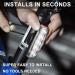 KEYWELL Bike Tail Light - USB Rechargeable LED Rear Light for Cycling Safety | Waterproof Taillight with Red/Blue/Green Color Options - Buy Online on GoSupps.com