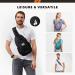 Skysper Waterproof Crossbody Sling Bag for Men - Small Shoulder Backpack for Hiking & Outdoor Trips - UrbanX7 Dark Gray - Buy Online on GoSupps.com