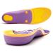 IFITNA Plantar Fasciitis Relief Metatarsal Pain Arch Support Inserts Orthotics Flat Feet Gel Insoles Men Women Standing All Day Heel Pad Cushion Work Boots Shoe Insole Size 10 MEN 10-10 1/2|WOMEN 12-12 1/2 ---290MM/11.42" Purple Yellow